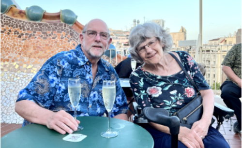 Couple in Barcelona